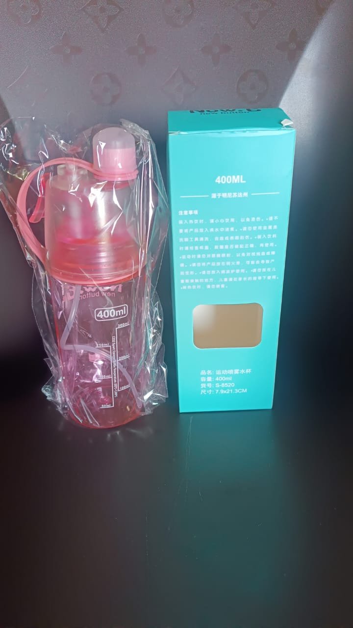 2-in-1 Mist Spray Water Bottle – 400ML BPA Free | Own Hydrate