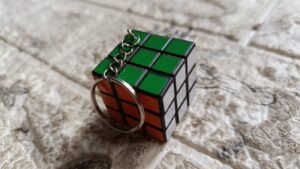 Mini Magic Cube Puzzle – Brain Game Keychain | Boardoria