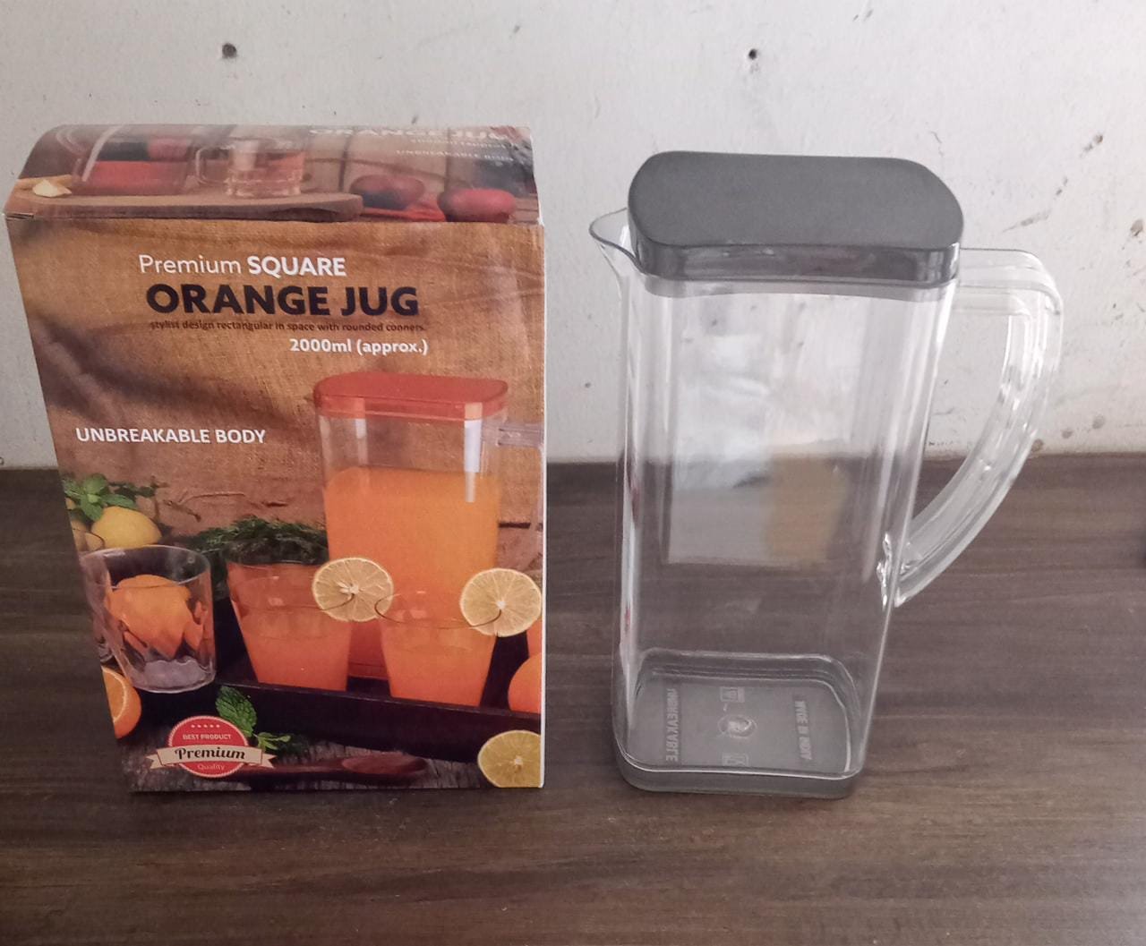 2000ml Plastic Water Jug – Fridge Safe & Durable | Hydrozilla