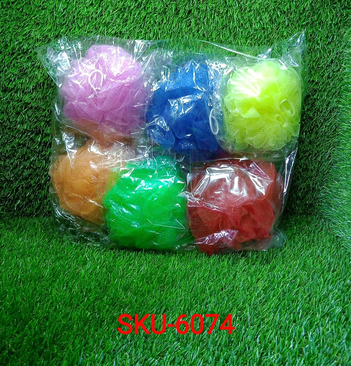 Bath Loofah Sponge – 6 Pcs Exfoliating Body Scrubber | VelvaBloom