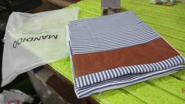 Leather & Cotton Pillow Covers – 20x20 Inch (2-Pack) | Styleva