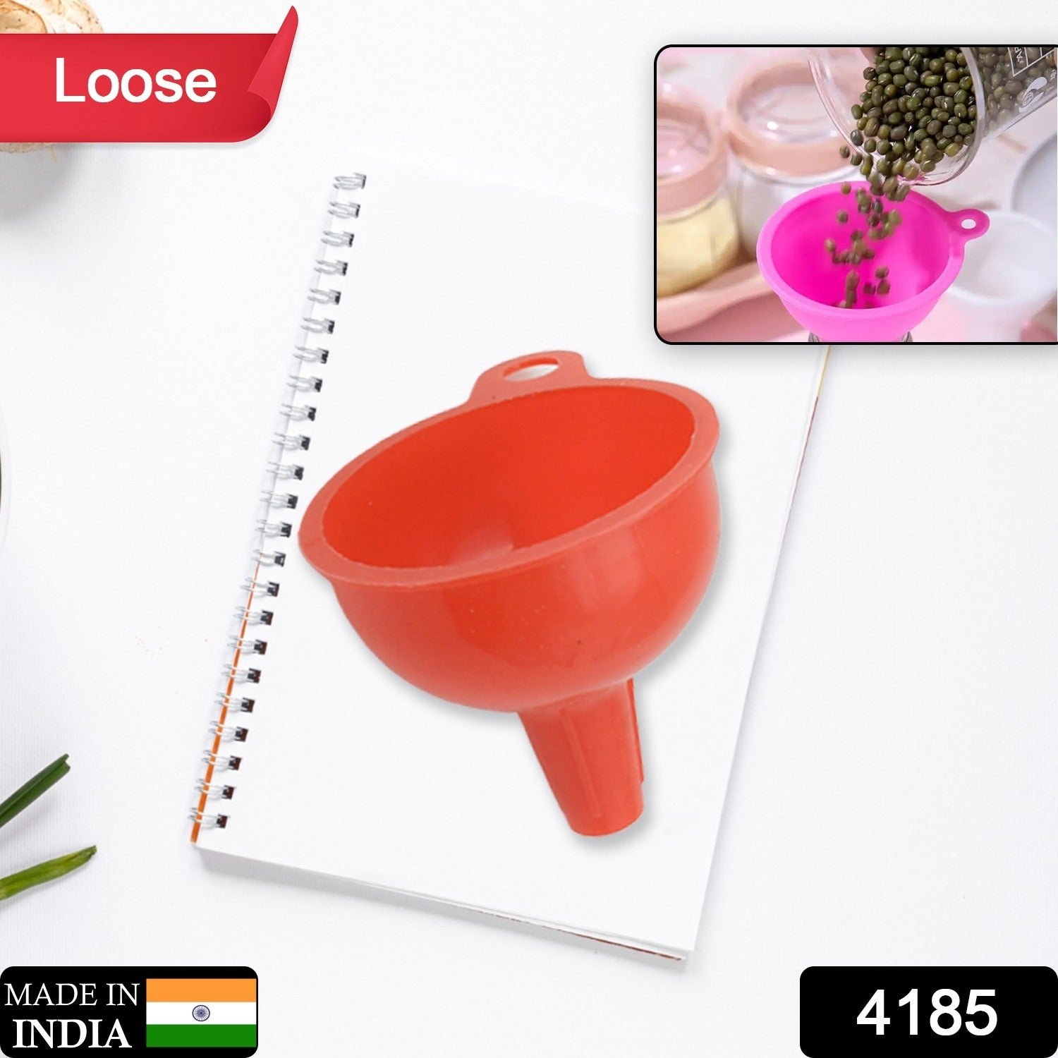 Silicone Funnel – Food-Grade, Easy Pouring for Kitchen | Tidy Table