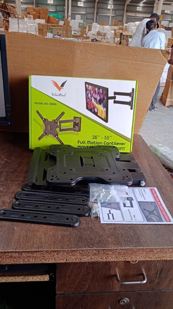 Full Motion TV Wall Mount Bracket – Heavy Duty 26–55 Inch Cantilever