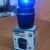 Car Ashtray with Lid & Blue LED Light – Portable Smokeless Design