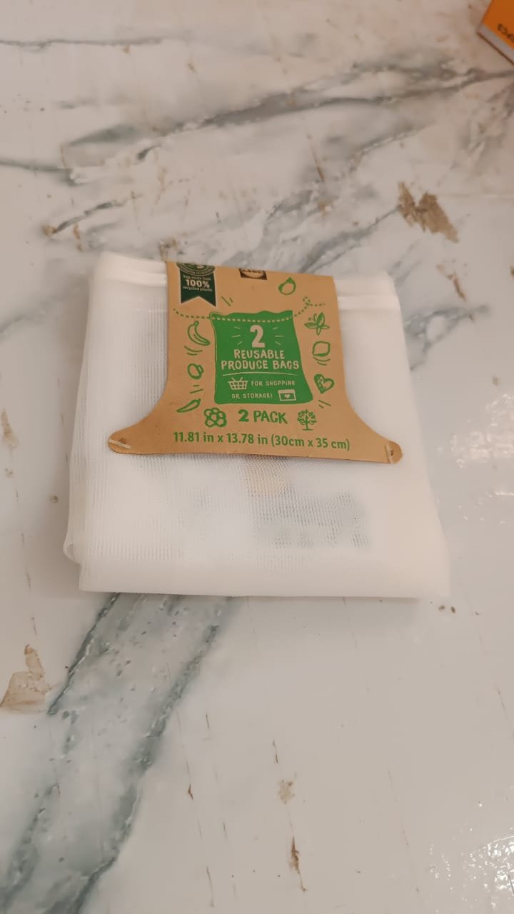 Reusable Mesh Produce Bags – Eco-Friendly Grocery Storage Set