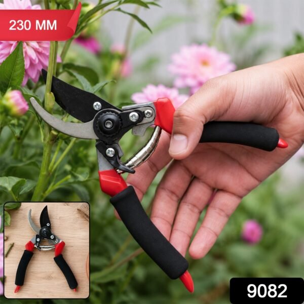 Garden Shear Stainless Steel 21 Cm Sharp Bypass Pruner for Plants (1 Pc)