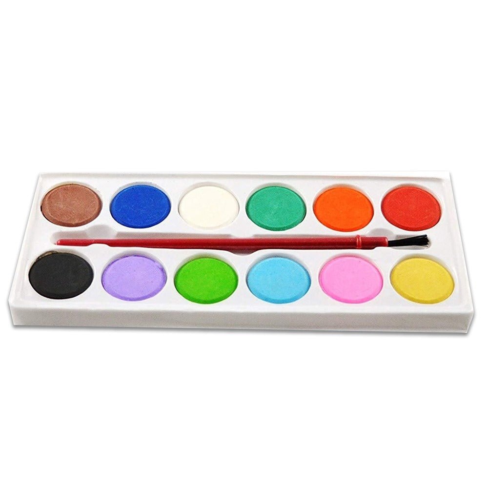 aa65ca7c-2d02-4aa9-b2c7-8f0339904745 Watercolor Kit – 12 Shades & Paint Brush Set | Colorful Creations