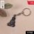 Hanuman Ji Sitting Pose Metal Keychain – Durable Spiritual Key Ring