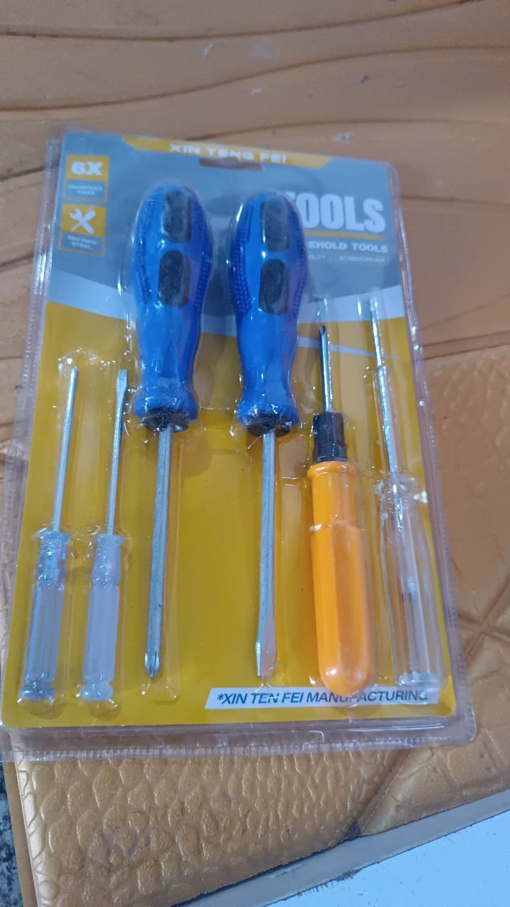 Multi Screwdriver Kit 6-in-1 – Ergonomic Grip for Precision