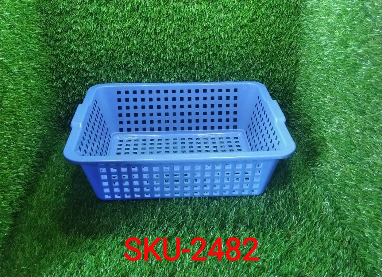 Plastic Fruit Basket – Medium Cane Style Storage & Decor | Tidy Table