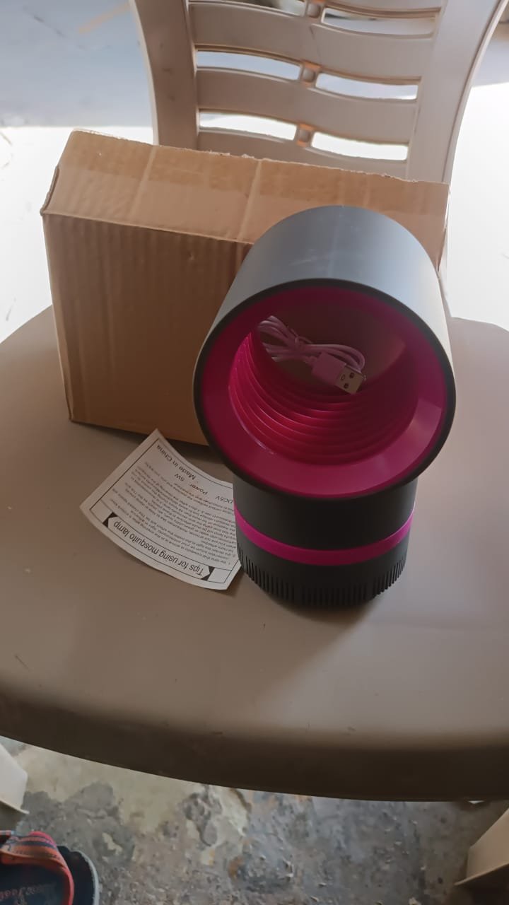 USB Electric Mosquito Killer Lamp – Silent, Baby-Safe Trap