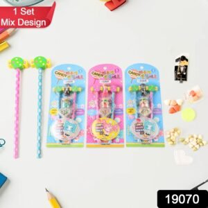 Candy Themed Pencil Set – Fun Kids Stationery Combo with Accessories