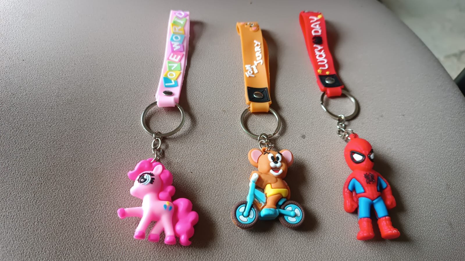 Cartoon Silicone Keychain – Cute 3D Character Bag Charm for Kids | Styleva