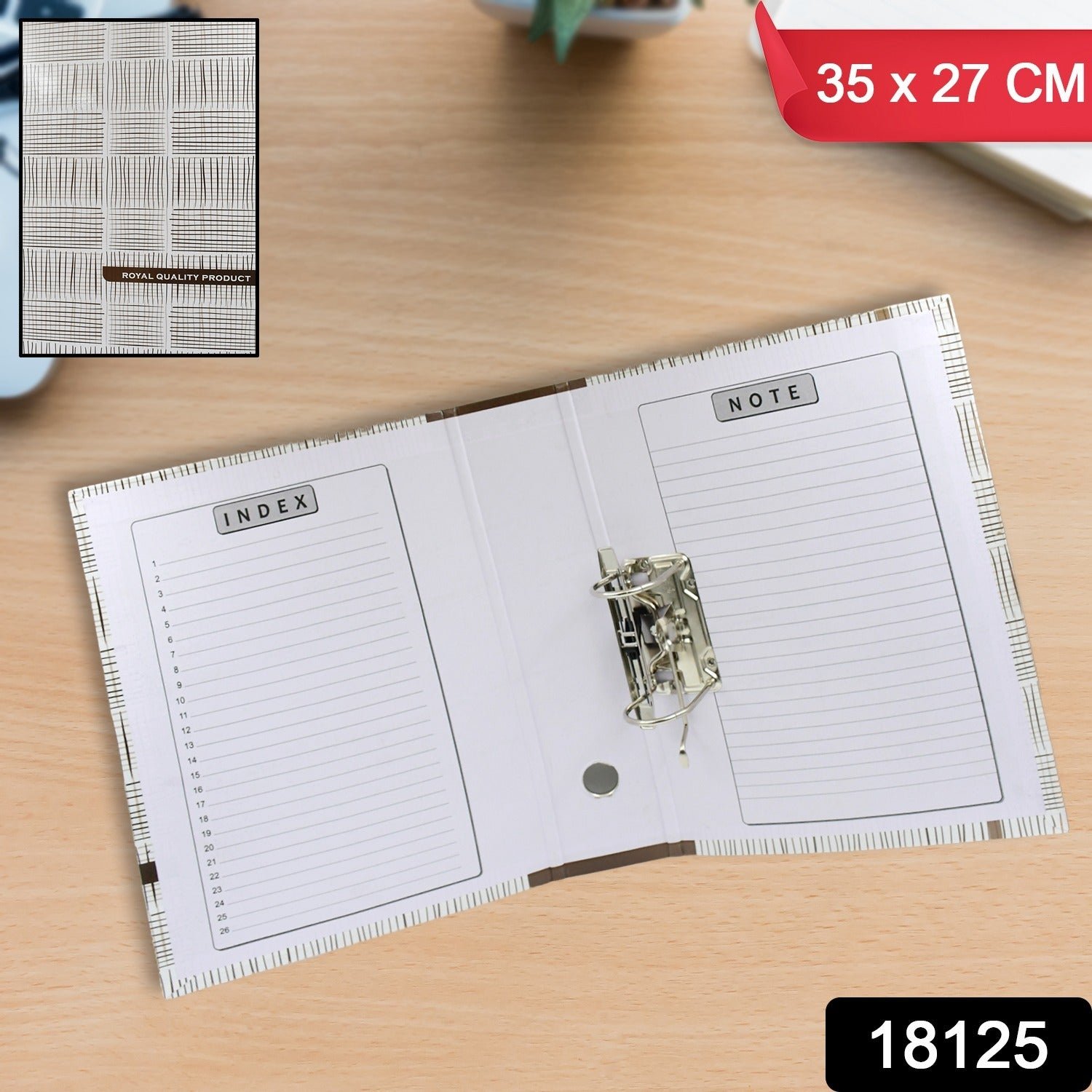 Lever Arch File Organizer – A4 Document Storage |