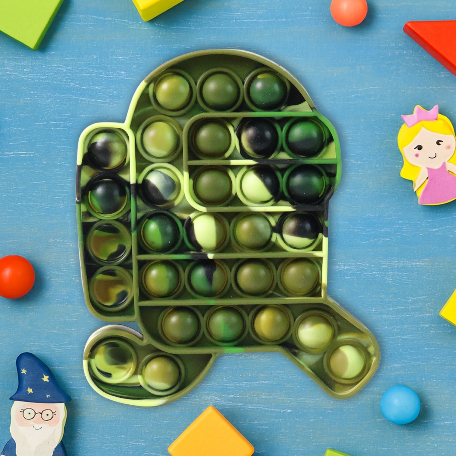 Silicone Pop It Fidget Toy – Durable Stress Relief Play