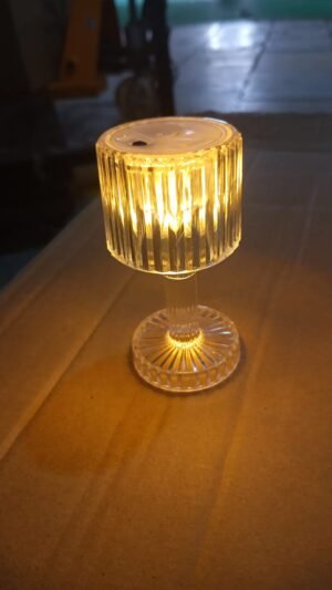 Mini Acrylic LED Desk Lamp – Crystal Design & Portable | Voltronic