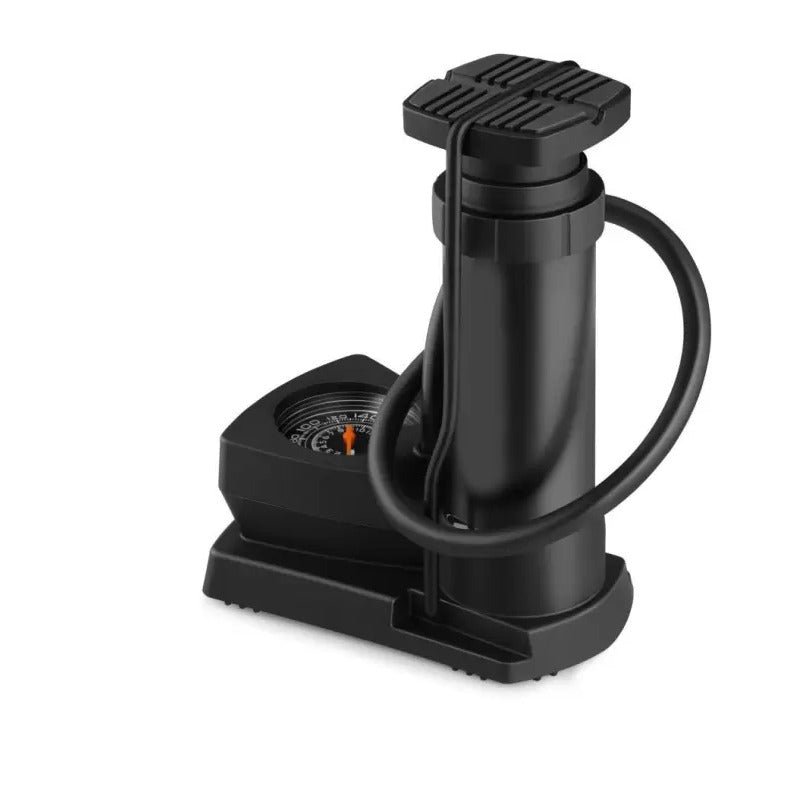 Mini Foot Pump – Portable Tire Inflator with Gauge | Velvet Wheels