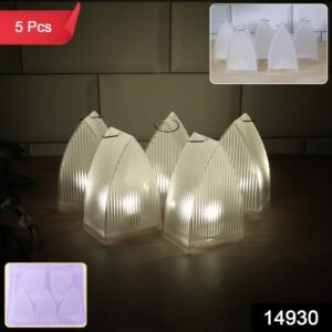 LED Flameless Lantern Lights – Safe & Elegant 5-Pc Set