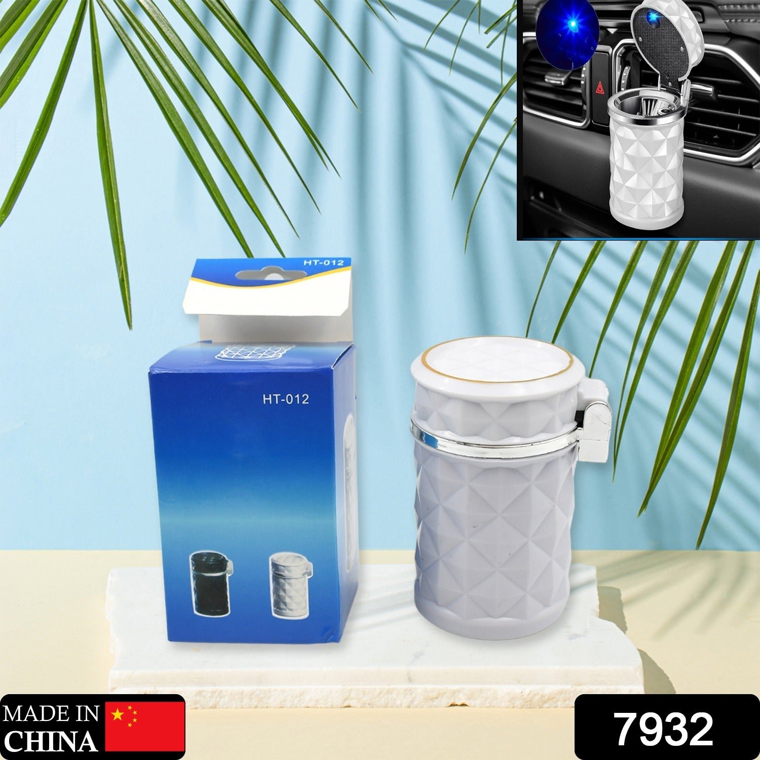b308c949-3a15-4c80-a8c6-fc2ec6c3793b Car Cupholder Ashtray – LED Light, Lid & Portable Bin | Velvet Wheels