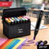 Sketch Marker Set – Vibrant dual-tip markers for artists