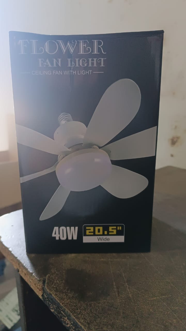LED Ceiling Fan – Remote Control, Triple Light | Indo Glow