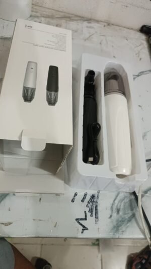 Mini Handheld Vacuum Cleaner – Cordless Rechargeable with 5 Nozzles