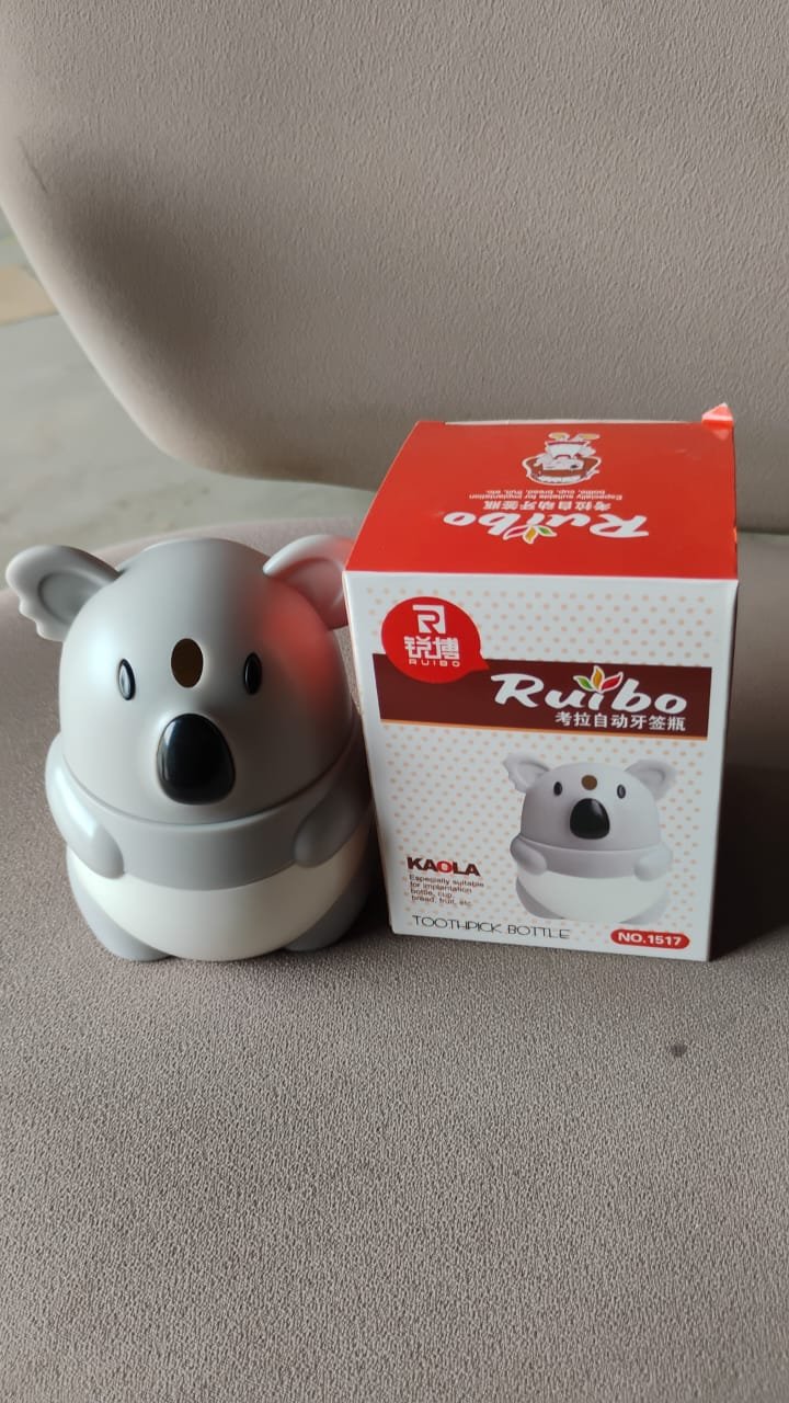 Koala Toothpick Holder Dispenser – Compact & Hygienic Kitchen Accessory