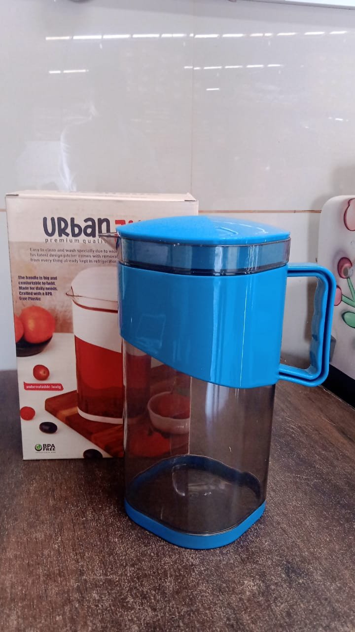 Plastic Water Jug 1.8 Litre – BPA-Free with Lid & Handle