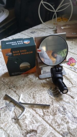 Bar End Bike Mirror – Universal Fit, 360° Rotatable | RaceVault