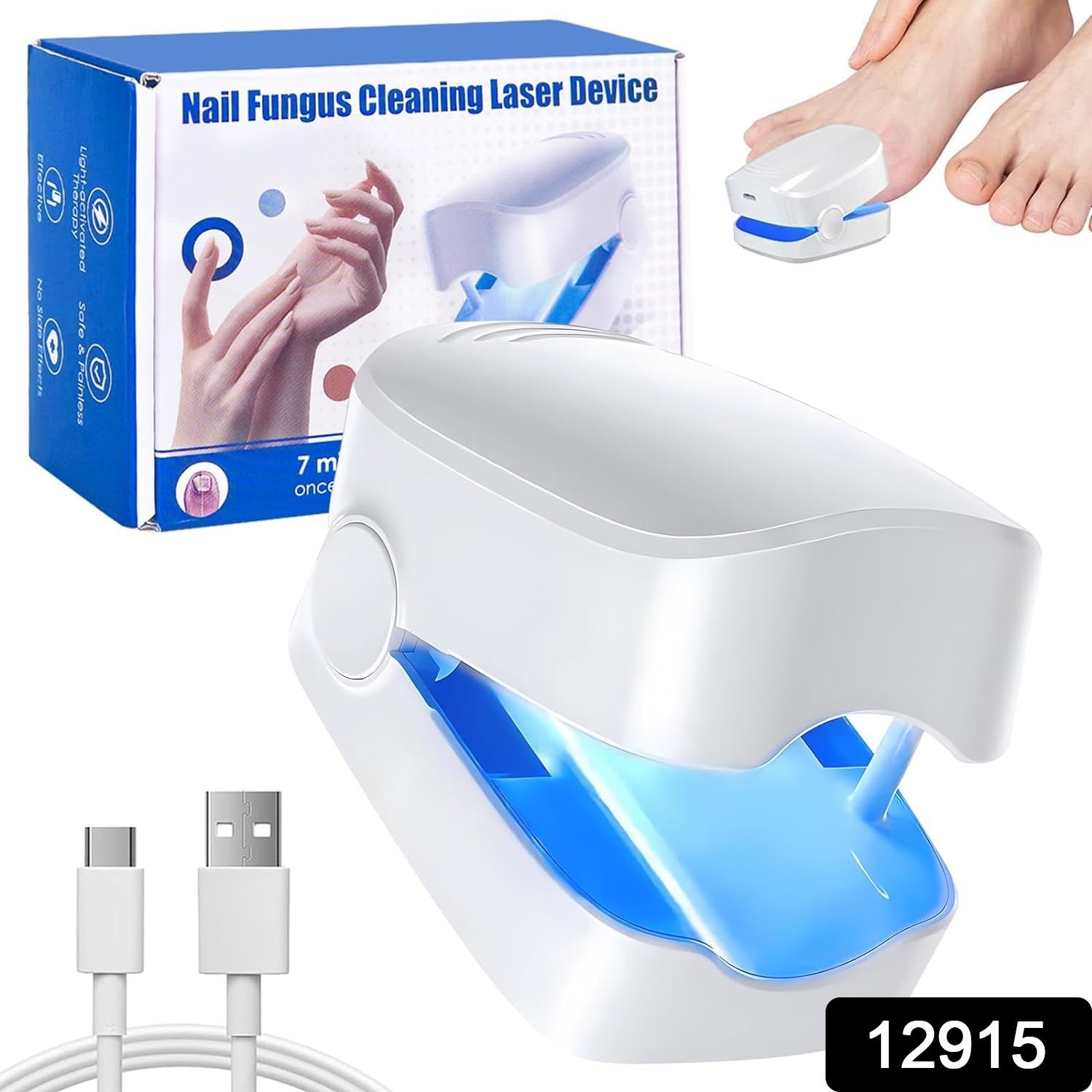 Nail Fungus Laser Treatment – Rechargeable Device for Hands & Feet | AuriGlam