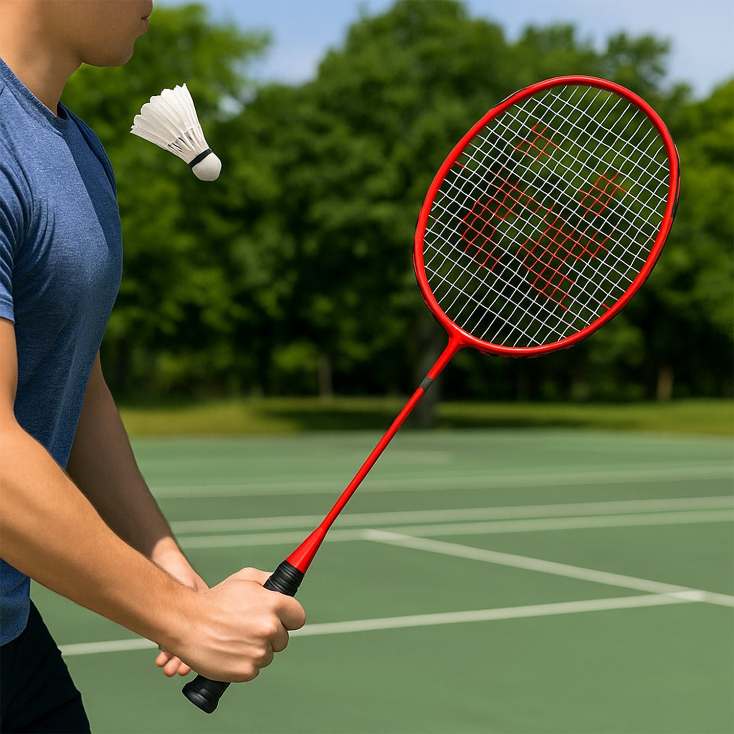 Kids Badminton Racket Set – Lightweight with Carry Bag for Beginners