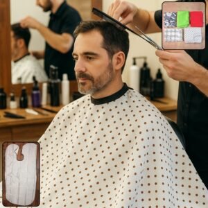 Hair Cutting Cape – Waterproof, Adjustable Neck for Full Coverage