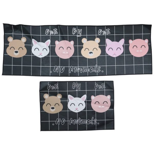Printed Anti Slip Floor Mat Set – Safe & Decorative for Home
