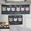 Printed Anti Slip Floor Mat Set – Safe & Decorative for Home