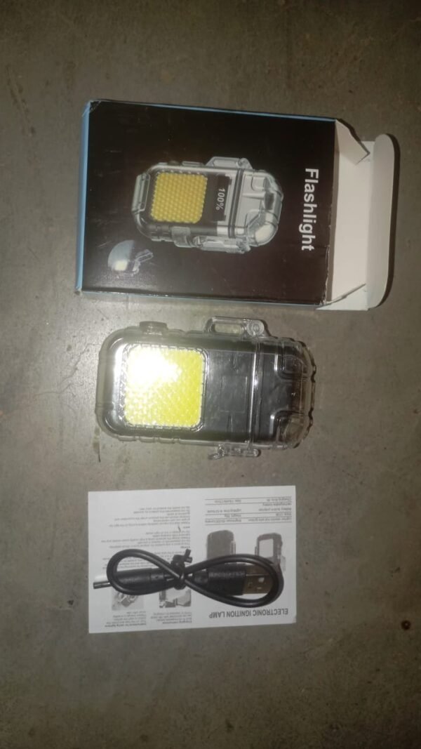 Electric Lighter Flashlight – USB Rechargeable 3-Mode COB | Indo Glow