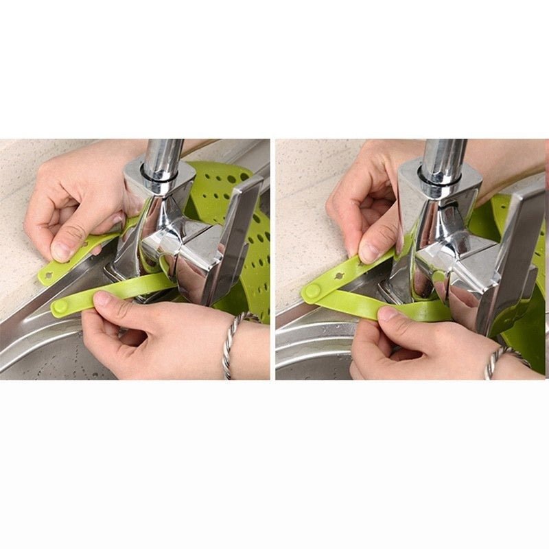 Faucet Sink Caddy – Adjustable Drainage Basket | Velvet Organizers