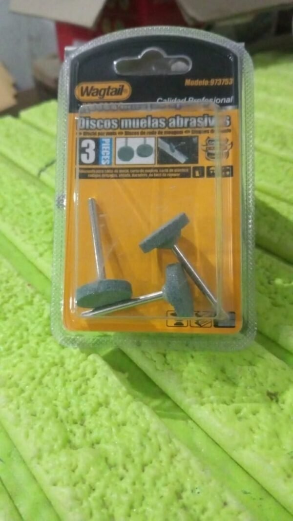 Grinding Head Mounted Stone Set – 3 Pcs for Rotary Tools | Wagtail