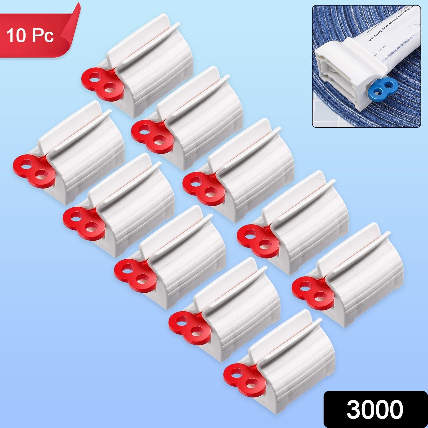 Plastic Tube Squeezer Set – Zero-Waste 10-Piece Dispenser Kit