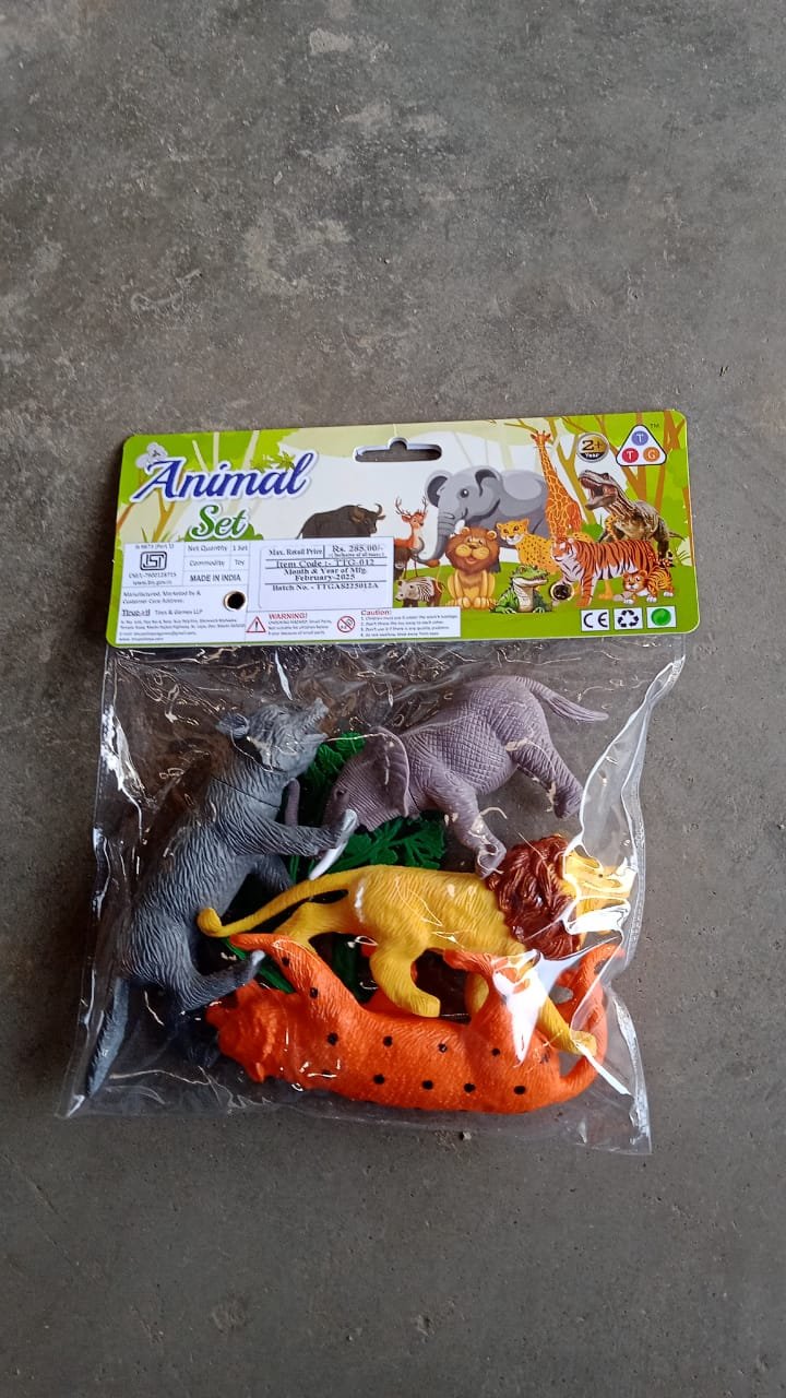 Wild Animal Toy Set for Kids – Educational Safari Play Pack