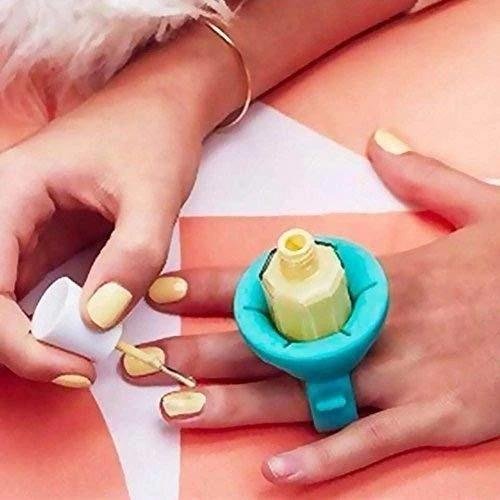 Nail Polish Holder – Spill-Proof Ring & Portable Stand | AuriGlam