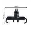 Plastic Car Mobile Phone Holder Air Vent Mount 360 Degree Rotating (1 Pc)