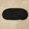 Soft Black Fabric Sleeping Eye Mask for Flight Travel and Night Rest (1 Pc)