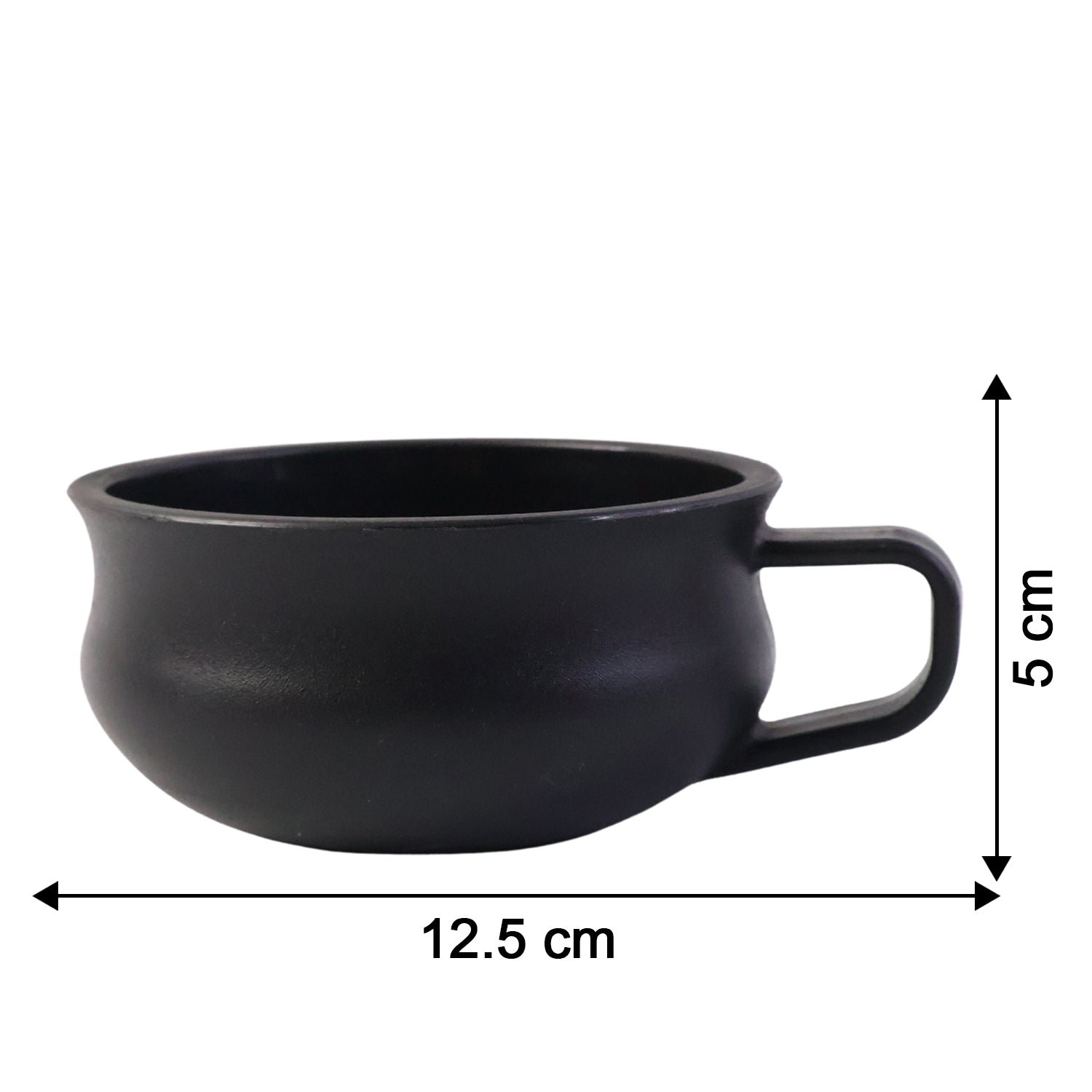 Large Capacity Deep Handle Bowl – Ergonomic Grip for Hot & Cold Meals