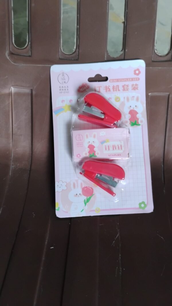 Mini Stapler Set – Portable & Multicolour (2 Pc) | FiloDesk