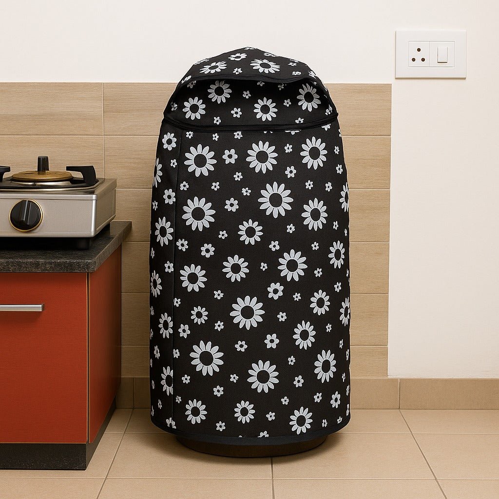 LPG Cylinder Cover – Waterproof Floral Design for Protection