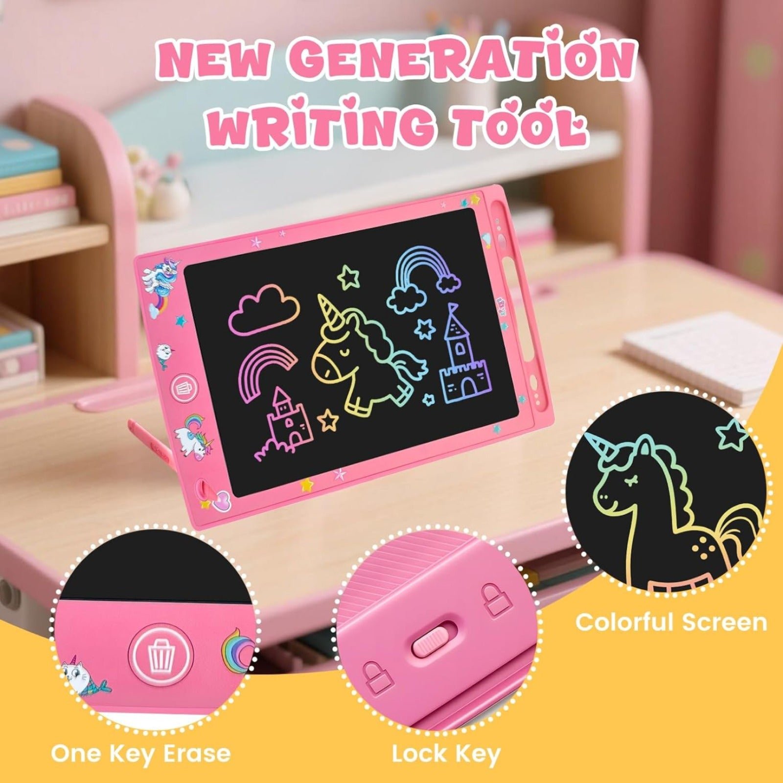 Kids LCD Writing Tablet – 8.5" Portable Drawing Pad | Boardoria