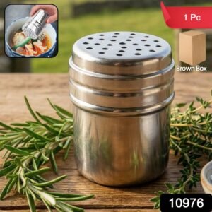 Stainless Steel Spice Shaker – Durable Kitchen Seasoning Container
