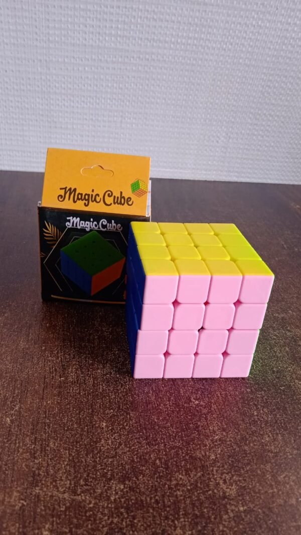 4x4 Magic Speed Cube – Smooth Rotating Brain Teaser Puzzle