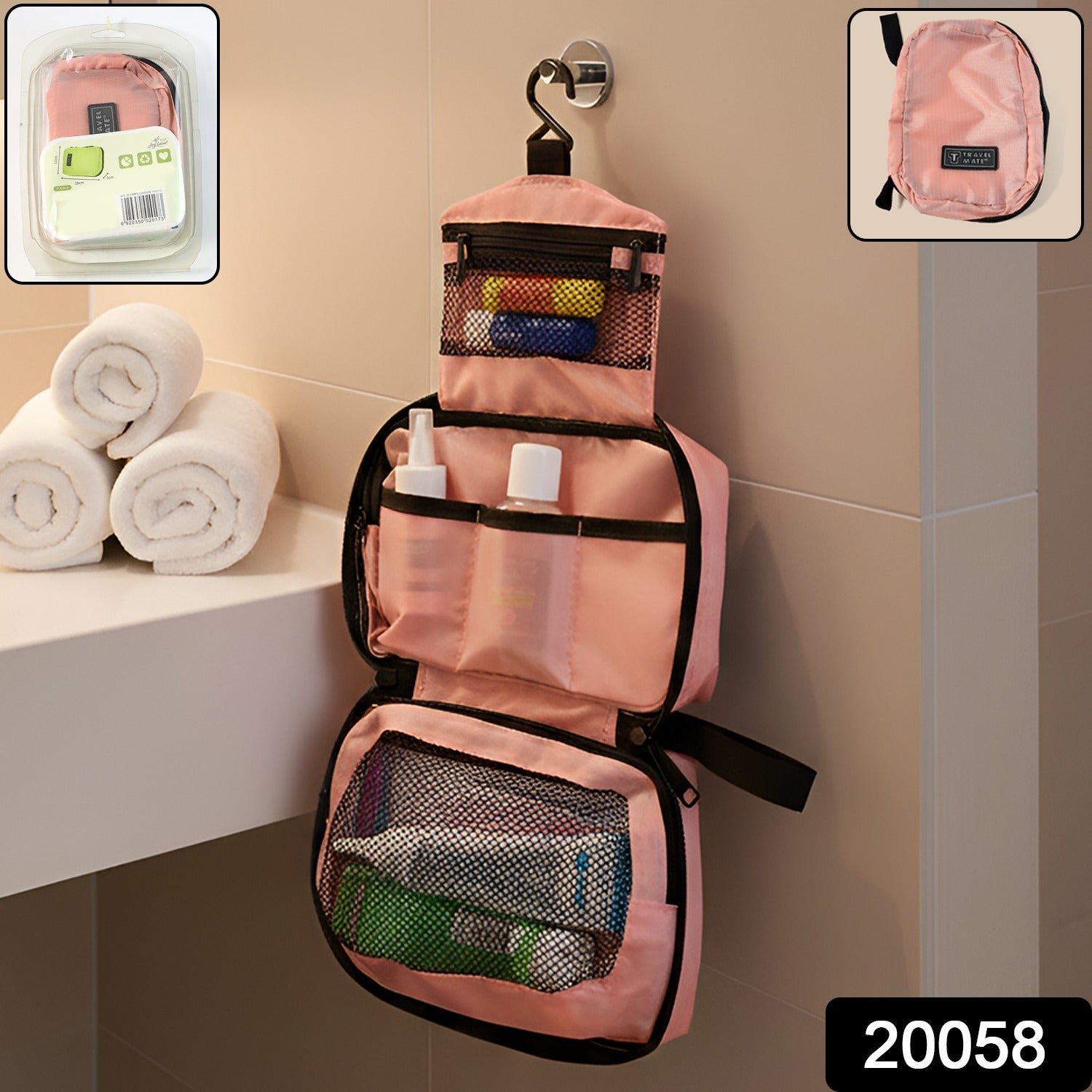 Hanging Toiletry Bag – Durable Waterproof Travel Organizer