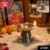 Sunflower Diya Stand – Big Stainless Steel Oil Lamp Holder